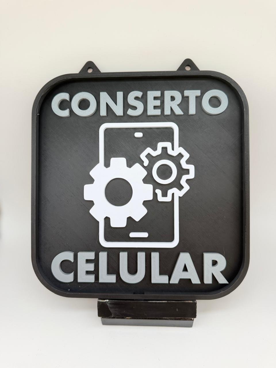 PLACA LETREIRO (CONSERTO DE CELULAR)